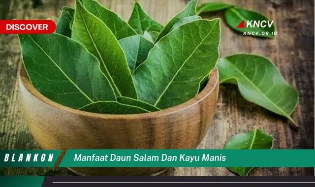 Ketahui 8 Manfaat Daun Salam dan Kayu Manis untuk Kesehatan Tubuh Anda