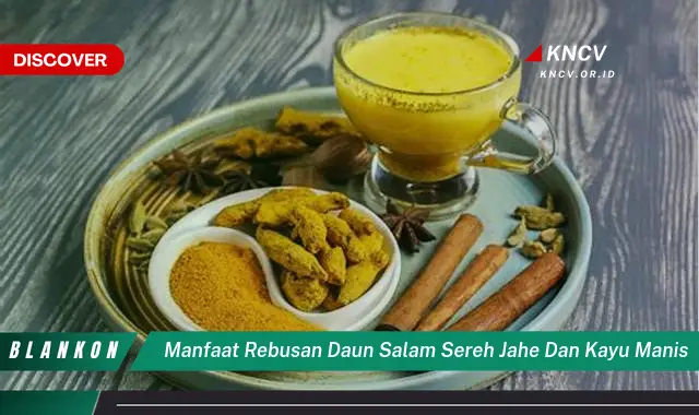 Ketahui 9 Manfaat Rebusan Daun Salam, Sereh, Jahe, Kayu Manis yang Jarang Diketahui