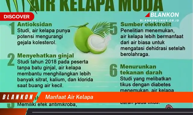 manfaat air kelapa