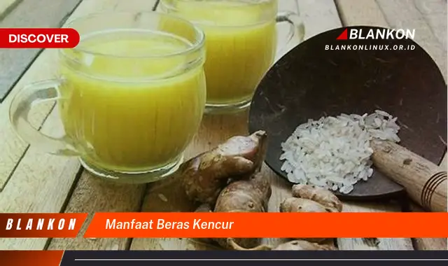 manfaat beras kencur