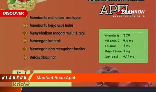 manfaat buah apel