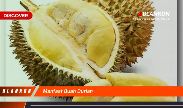 manfaat buah durian