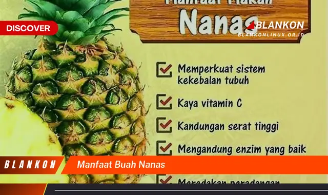 manfaat buah nanas