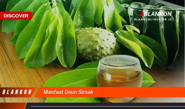 manfaat daun sirsak