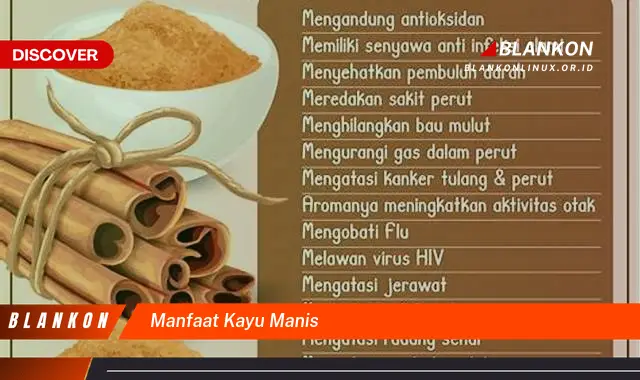 manfaat kayu manis