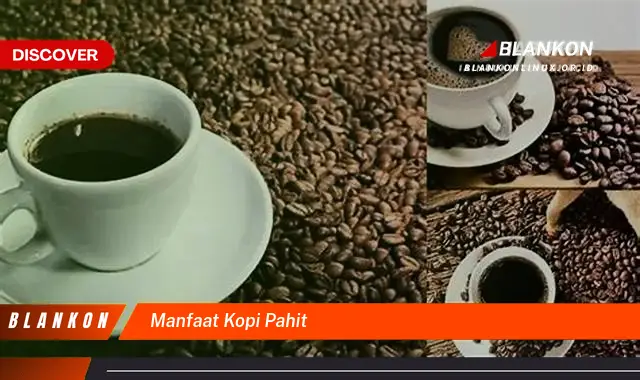 manfaat kopi pahit