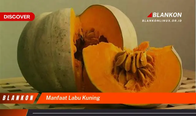 manfaat labu kuning