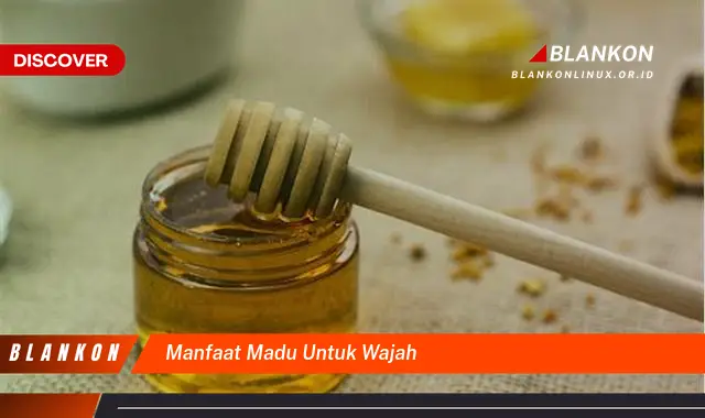 manfaat madu untuk wajah