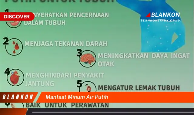 manfaat minum air putih