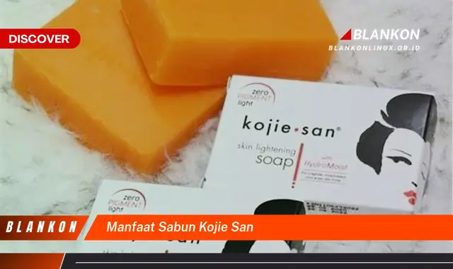 manfaat sabun kojie san