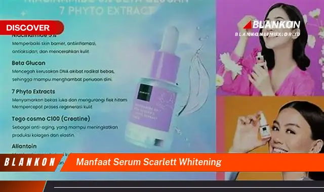 manfaat serum scarlett whitening