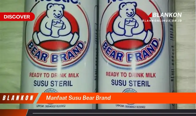 manfaat susu bear brand