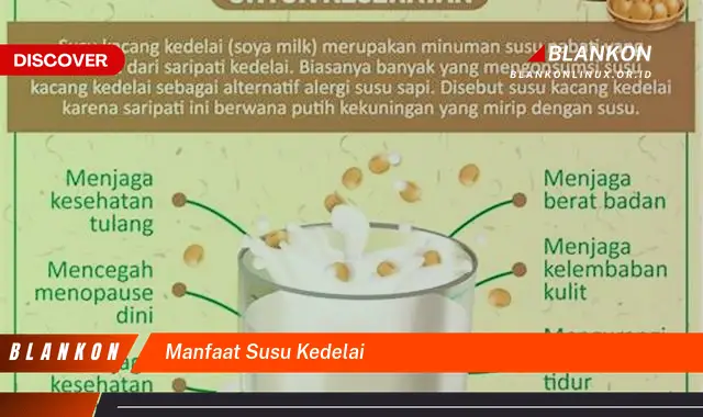 manfaat susu kedelai